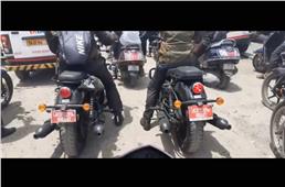 Royal Enfield 650cc cruiser spied; appears to be production ready